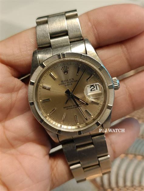 rolex oyster perpetual with engine turned bezel|Rolex Oyster Perpetual white dial.